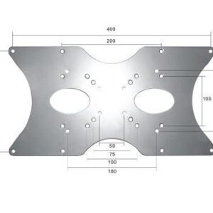 Telerite tarvikud NEOMOUNTS  TV SET ACC VESA ADAPTER PLATE/22-52" FPMA-VESA400 