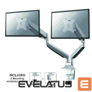 TV aksesuāri NEOMOUNTS  MONITOR ACC DESK MOUNT 10-32"/NM-D750DSILVER 