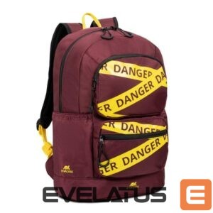 Nešiojamojo kompiuterio krepšys RIVACASE  NB BACKPACK URBAN 14L 13.3"/5421 BURGUNDY RED 