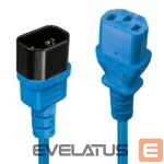 Converter LINDY  CABLE POWER IEC EXTENSION 2M/BLUE 30472 