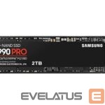 Kõvaketas SSD Samsung  SSD||990 PRO|2TB|M.2|PCIE|NVMe|MLC|Write speed 6900 MBytes/sec|Read speed 7450 MBytes/sec|2.3mm|TBW 1200 TB|MTBF 1500000 hours|MZ-V9P2T0BW 
