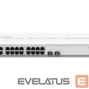 Nevadāms centrmezgls Mikrotik  NET SWITCH 24PORT 1000M 2SFP+/CSS326-24G-2S+RM 