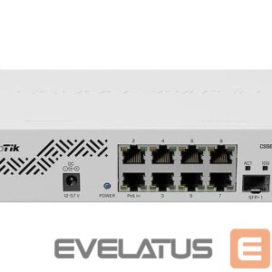 Võrgulülitid Mikrotik  Switch||CSS610-8G-2S+IN|Desktop/pedestal|8x10Base-T / 100Base-TX / 1000Base-T|2xSFP+|CSS610-8G-2S+IN 