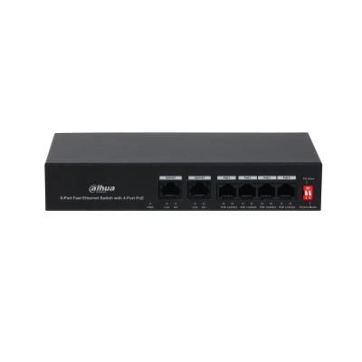 Võrgulülitid DAHUA Switch||PFS3006-4ET-36|PoE ports 4|36 Watts|DH-PFS3006-4ET-36