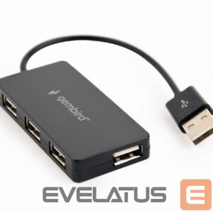 Adapteris Gembird  I/O HUB USB2 4PORT/UHB-U2P4-04 