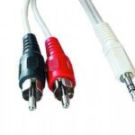 Cable Gembird  CABLE AUDIO 3.5MM TO 2RCA 5M/CCA-458-5M 