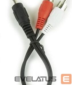 Cable Gembird  CABLE AUDIO 3.5MM TO 2RCA 0.2M/CCA-458/0.2 