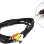 Kabelis Gembird  CABLE AUDIO 3.5MM 4PIN TO 3RCA/AV 2M CCA-4P2R-2M 
