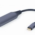 Modules and transceivers Gembird  I/O ADAPTER USB-C TO VGA/GREY A-USB3C-VGA-01 