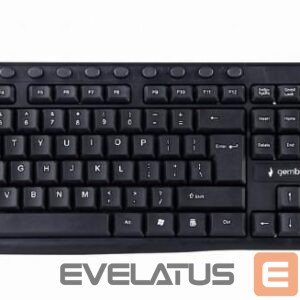 Computer keyboard Gembird  KEYBOARD MULTIMEDIA USB ENG/BLACK KB-UM-107 