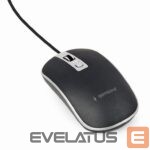Arvutihiir Gembird  MOUSE USB OPTICAL BLACK/SILVER/MUS-4B-06-BS 