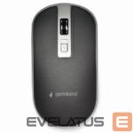 Datora pele Gembird  MOUSE USB OPTICAL WRL BLACK/SILVER MUSW-4B-06-BS 
