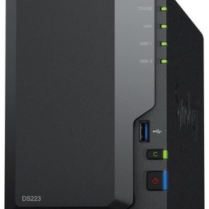 Servers Synology  NAS STORAGE TOWER 2BAY/NO HDD USB3.2 DS223 