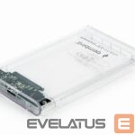 Kõvaketas HDD Gembird  HDD CASE EXT. USB3 2.5"/TRANSPARENT EE2-U3S9-6 