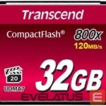 Muu arvutitarvik Transcend  MEMORY COMPACT FLASH 32GB/800X TS32GCF800 
