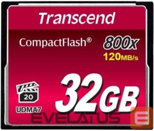 Other Computer Accessory Transcend  MEMORY COMPACT FLASH 32GB/800X TS32GCF800 