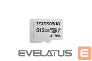 Muu arvutitarvik Transcend  MEMORY MICRO SDXC 512GB W/A/TS512GUSD300S-A 