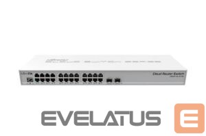 Nevadāms centrmezgls Mikrotik  NET ROUTER/SWITCH 24PORT 1000M/CRS326-24G-2S+RM 