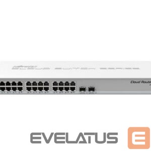 Nevadāms centrmezgls Mikrotik  NET ROUTER/SWITCH 24PORT 1000M/CRS326-24G-2S+RM 