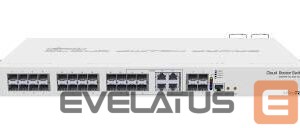 Nevadāms centrmezgls Mikrotik  Switch||CRS328-4C-20S-4S+RM|Type L2|Rack 1U|4x10/100/1000BASE-T/SFP combo|20xSFP|4xSFP+|1xRJ45|CRS328-4C-20S-4S+RM 
