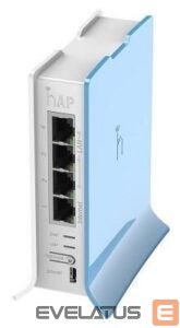 Maršrutizatoriai Mikrotik  Access Point||IEEE 802.11b|IEEE 802.11g|IEEE 802.11n|1xUSB 2.0|4x10/100M|RB941-2ND-TC 