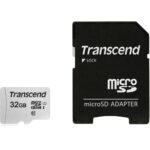 Muu arvutitarvik Transcend  MEMORY MICRO SDHC 32GB W/ADAPT/C10 TS32GUSD300S-A 