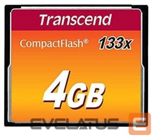 Other Computer Accessory Transcend  MEMORY COMPACT FLASH 4GB/SLC TS4GCF133 