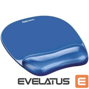 Kompiuterio pelė Fellowes  MOUSE PAD CRYSTAL GEL/BLUE 9114120 