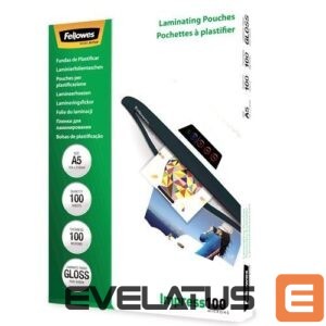 Biuro įrankiai Fellowes  LAMINATOR POUCH GLOSSY/A5 100 100PCS 5351002 