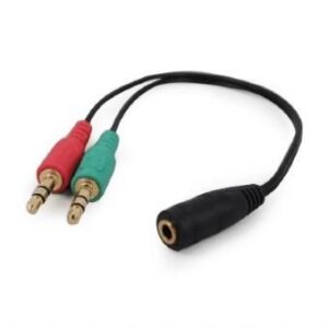 Cable Gembird  CABLE AUDIO 3.5MM SOCKET TO/2X3.5MM PLUG CCA-418 