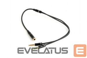 Cable Gembird  CABLE AUDIO 3.5MM SOCKET TO/2X3.5MM PLUG CCA-418M 