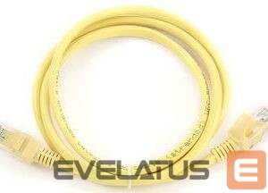 Võrgulülitid Gembird  PATCH CABLE CAT5E UTP 1M/YELLOW PP12-1M/Y 