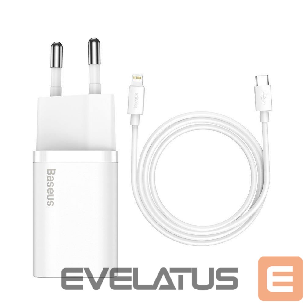 Adaptrid Baseus MOBILE CHARGER WALL 20W/WHITE TZCCSUP-B02