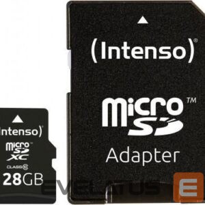 Cita datorprece Intenso  MEMORY MICRO SDXC 128GB C10/W/ADAPTER 3433491 