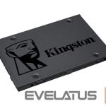 Kõvaketas SSD Kingston  SSD||480GB|SATA 3.0|TLC|Write speed 450 MBytes/sec|Read speed 500 MBytes/sec|2,5"|TBW 160 TB|MTBF 1000000 hours|SA400S37/480G 