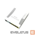 Nevadāms centrmezgls Mikrotik  Switch||CSS106-1G-4P-1S|5x10Base-T / 100Base-TX / 1000Base-T|1xSFP|CSS106-1G-4P-1S 