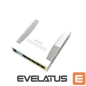 Nevadāms centrmezgls Mikrotik  Switch||CSS106-1G-4P-1S|5x10Base-T / 100Base-TX / 1000Base-T|1xSFP|CSS106-1G-4P-1S 