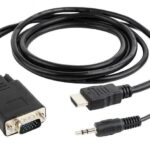 Monitor accessory Gembird  CABLE HDMI-VGA +3.5MM/1.8M A-HDMI-VGA-03-6 