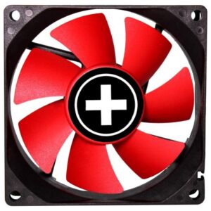Cooler XILENCE  CASE FAN 80MM REDWING 3PIN+4P/12V XF037 