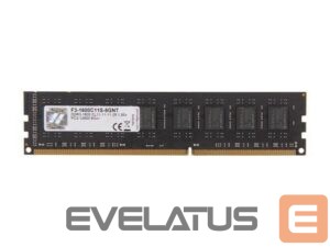 Operatīv atmiņa DDR4 G.Skill  MEMORY DIMM 8GB PC12800 DDR3/F3-1600C11S-8GNT 