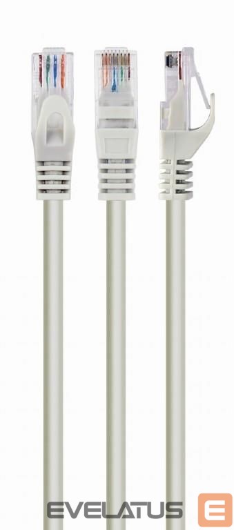Võrgulülitid Gembird PATCH CABLE CAT6 UTP 0.25M/GREY PP6U-0.25M