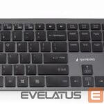 Computer keyboard Gembird  KEYBOARD +MOUSE WRL ENG/SLIM KBS-ECLIPSE-M500 