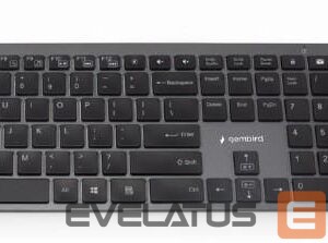 Arvuti klaviatuur Gembird  KEYBOARD +MOUSE WRL ENG/SLIM KBS-ECLIPSE-M500 