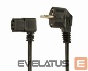 Adapteris Gembird  CABLE POWER ANGLED VDE 1.5M/PC-186A-VDE1B-1.5M 