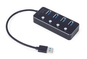 Parveidotājs Gembird  I/O HUB USB3 4PORT/UHB-U3P4P-01 