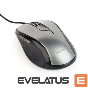 Arvutihiir Gembird  MOUSE USB OPTICAL BLACK/GREY/MUS-6B-01-BG 