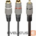 Cable Gembird  CABLE AUDIO 3.5MM TO 2RCA 1.5M/GOLD CCA-352-1.5M 