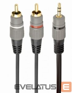 Cable Gembird  CABLE AUDIO 3.5MM TO 2RCA 1.5M/GOLD CCA-352-1.5M 