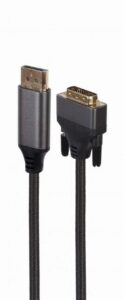Аксессуар для мониторов Gembird  CABLE DISPLAY PORT TO DVI/1.8M CC-DPM-DVIM-4K-6 