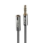 Kabelis LINDY  CABLE AUDIO EXTENSION 3.5MM/0.5M 35326 